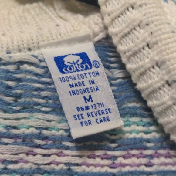 Marsh Landing Purple and Blue Plaid Sweater Vest - Picture 3 of 5